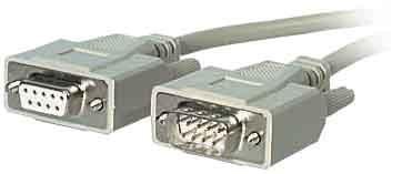 Productafbeelding EFB Elektronik 1m plug/bus DB9pol., datakabel serieel 1:1 (1 m)