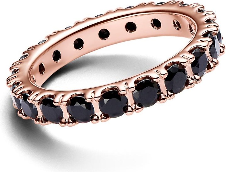 Produktbild Pandora Schwarze Funkelnde Reihe Ewigkeits Ring (56)