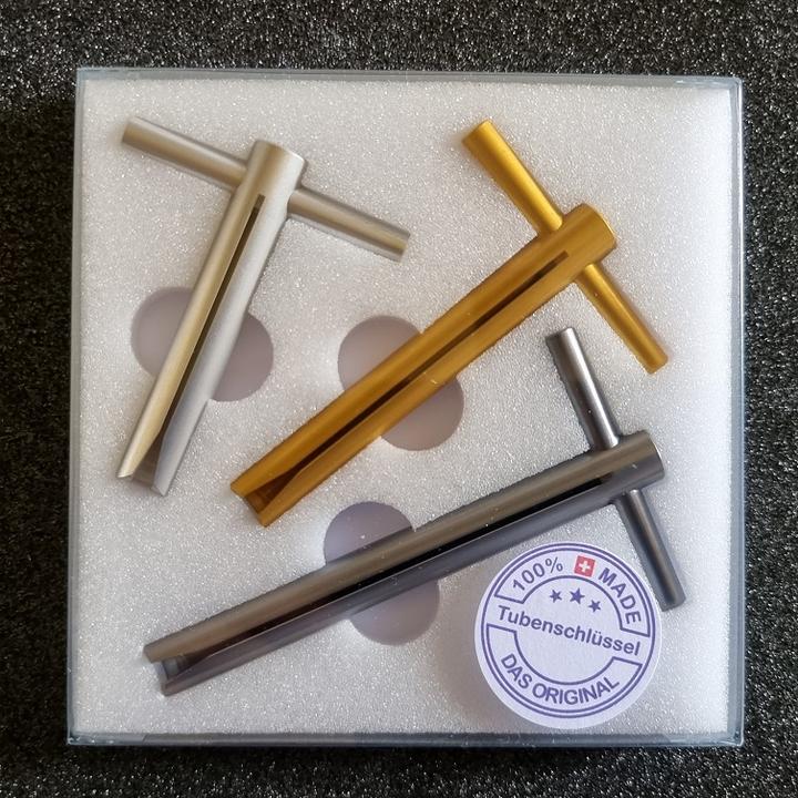 Immagine prodotto Drehmomente Chiave per tubi in alluminio 9 cm argento-oro-antracite