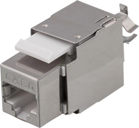 Produktbild Deltaco Cat6 shielded Keystone jack LSA/110 termination plastic 180