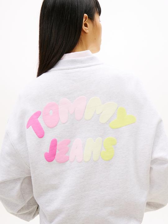 Image du produit Tommy Jeans Bubble Logo Boxy Crew Neck Jumper (M)
