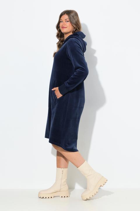 Produktbild Laurasøn Kapuzenkleid, fein Cordoptik, Langarm (54)