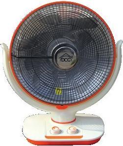 Actual product image DCG Eltronic SA9660N electric heater Indoor Orange, White 900 W Electric room heater (900 W)