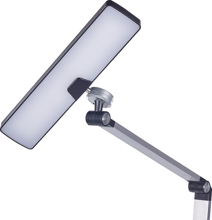 Image du produit Beliani Lampe de bureau LED métal argent 73 cm réglable LACERTA (920 lm)