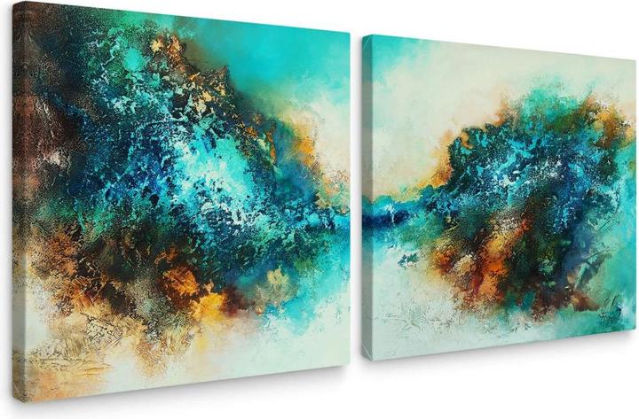 Actual product image Trenddeko Fedrau - In Neptune's Empire (2-part) (50 x 50 cm)