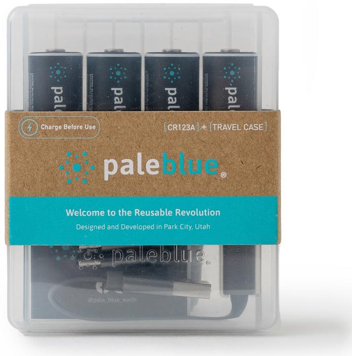 Produktbild Pale Blue Rechargeable battery (4 Stk., CR123A, 860 mAh)