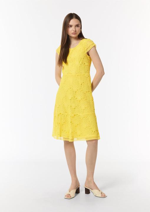 Image du produit Comma Kleid Kleid aus Spitze mit Rundhalsausschnitt (42)