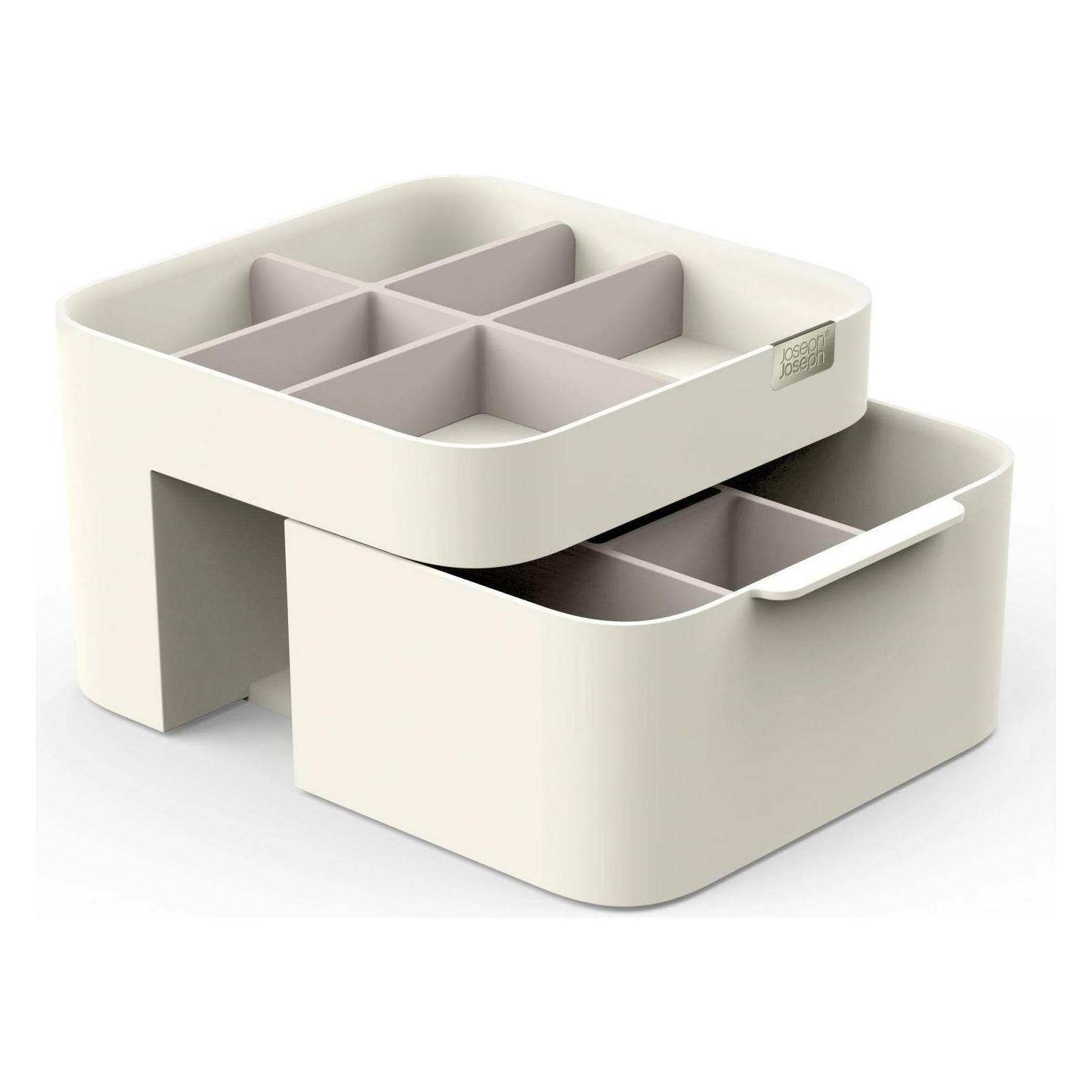 Joseph Joseph Joseph, Opbergen In De Badkamer, Viva Make-up Cosmetic Organiser Met Lade, Demonteerbaar Voor Eenvoudige Reiniging - Shell