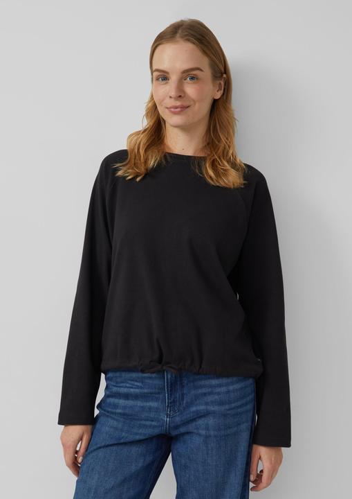 Produktbild s.Oliver Sweatshirt Weiches Sweatshirt mit Bindedetail (40)