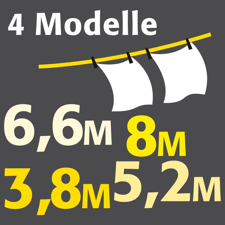 Actual product image Artweger Wall-mounted tumble dryer Ruck Zuck 80 cm silver (6.70 m)