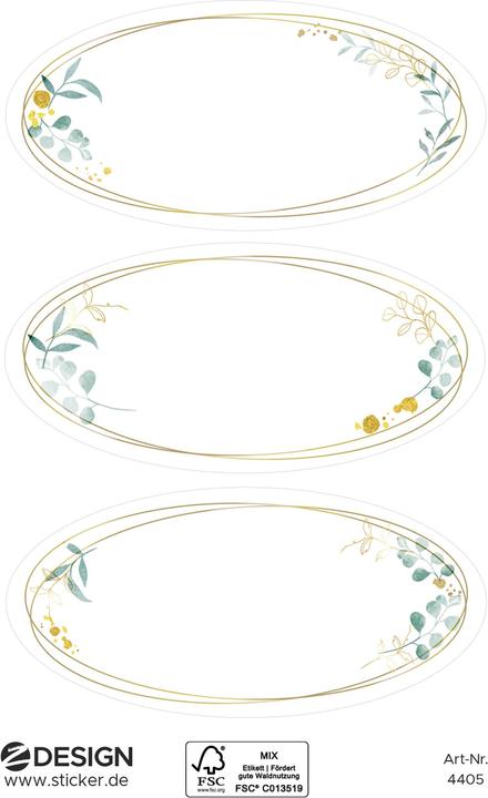 Actual product image Z-Design Stickers for labelling (9 Sticker)