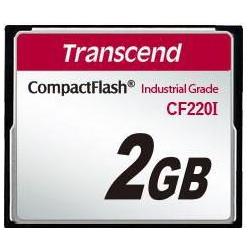 Transcend CFCard 2GB Industrial UDMA5 (2 GB, CF), Speicherkarte, Schwarz