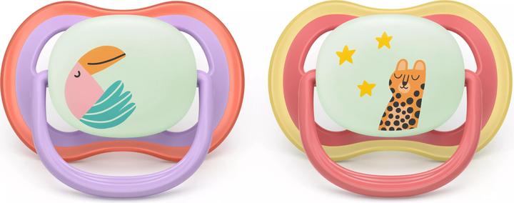 Philips Avent Pacifier SCF376/33 ultra air für die Nacht (2 x, ab 18 Monaten)