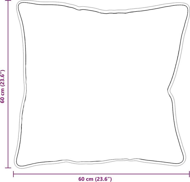 Produktbild vidaXL Kopfkissen (60 x 60 cm)