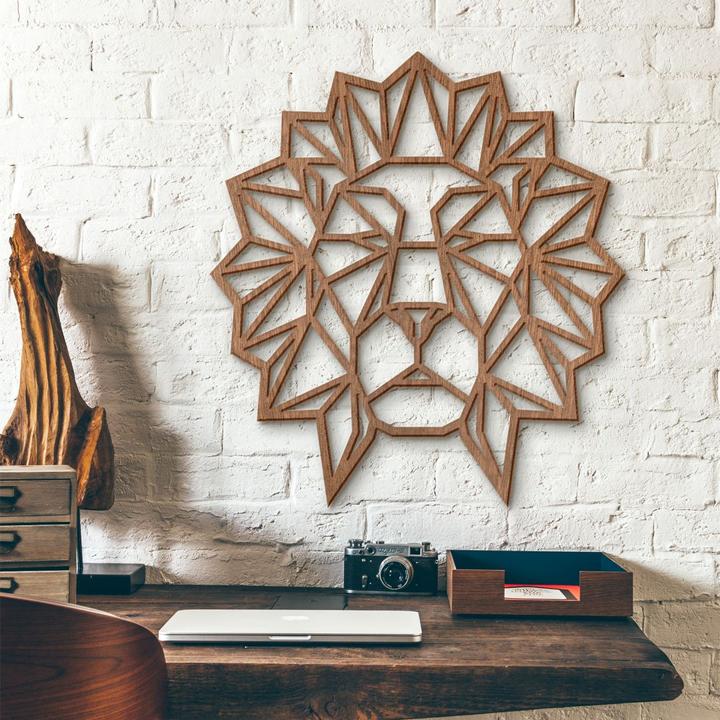 Produktbild Trenddeko Origami Löwenkopf