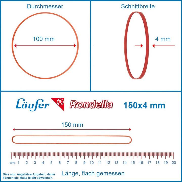 Actual product image Läufer RONDELLA - Elastic bands (1 pcs.)