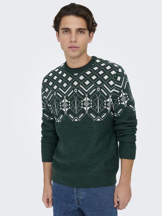 Produktbild Only & Sons ONSEZ REG 7 JAQ CREW KNIT Strickpullover (XXL)