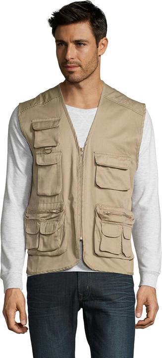 Actual product image Sols Wild waistcoat bodywarmer with zip and pockets (3XL)