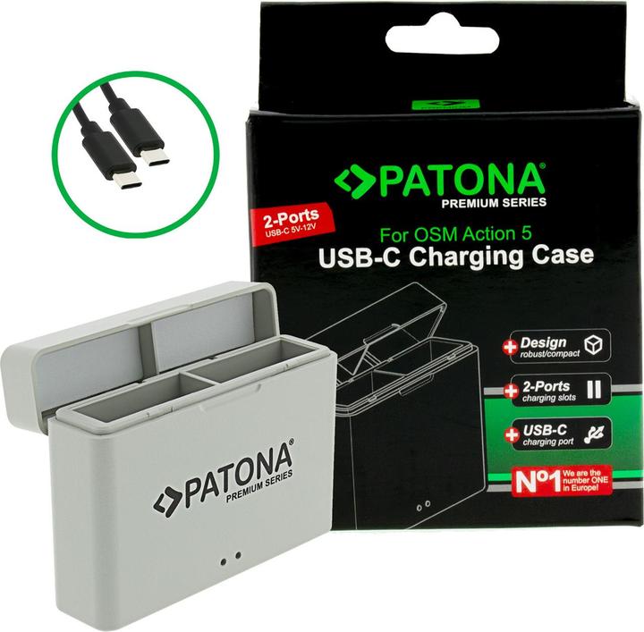 Image du produit Patona Dual Charger DJI Action 5