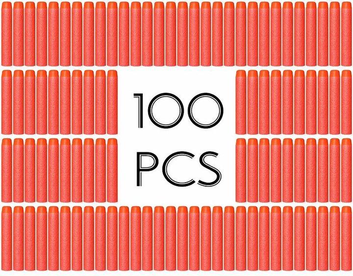 Image du produit Hermex Jeu de 100 fléchettes rouges pour NERF N-Strike Elite