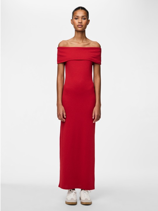 Produktbild Pieces PCLAYA schulterfreies Maxikleid (L)