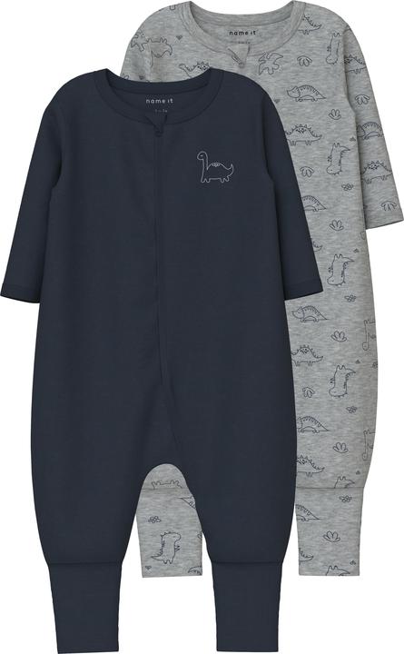 Immagine prodotto Name it Nbmnightsuit 2p Zip Ff Grey Dino Noos (62)