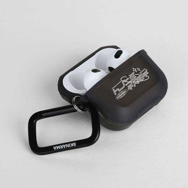 Actual product image Skinarma case Kinzoku AirPods Pro 2 smoke