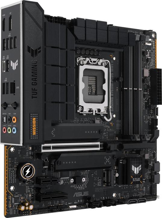 Actual product image ASUS MB Tuf Gaming B760m-Plus Wifi Ii (LGA 1700, Intel B760, mATX)