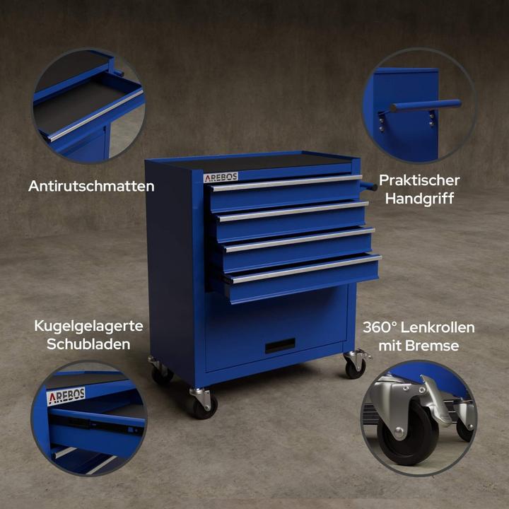 Image du produit Arebos Chariot d'atelier (4 x)