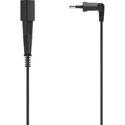 Thumbnail - Hama, Verlängerungskabel, Verlängerungskabel mit gewinkeltem Eurostecker, für innen, 3 m, Schwarz (3 m)