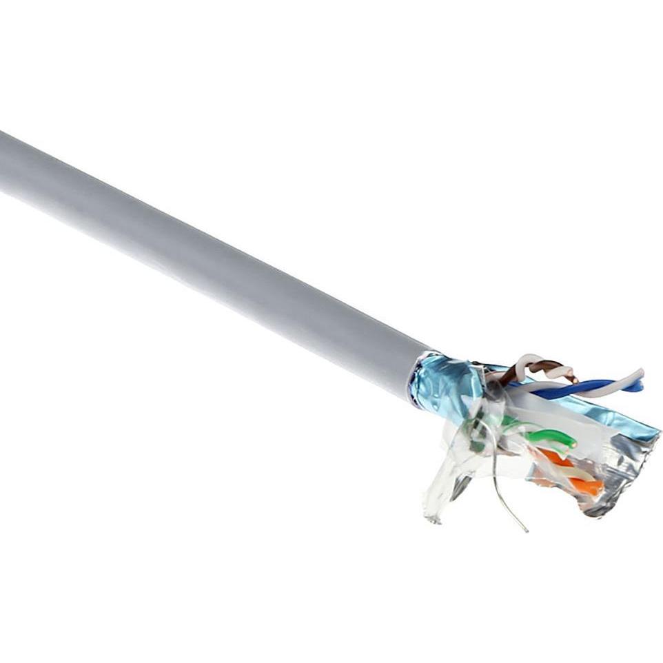 ACT CAT6A F/UTP solid twisted pair cable, PVC, AWG 23, CPR: B2ca, 500 m CAT6A F/UTP AWG23 SOLID 500M (F/UTP, CAT6a, 500 ...