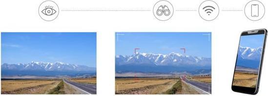 Image du produit Levenhuk Kelvin Snap ED 8x25 Digital Photomonocular (8x, 25 mm)