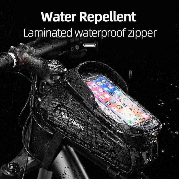 Produktbild Rockbros B68-1 armored bicycle bag for phone 1.5l - black (1.70 l, Rahmentasche)