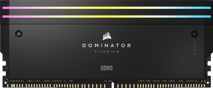 Produktbild Corsair DOMINATOR Titanium Light Enhancement Kit, 2-up config, Functional LEDs, Black Heatsink, no DRAM ICs (Mehrfarbig)