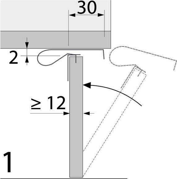 Productafbeelding Hettich Turbo-Clip Sockelblendenhalter (Universeel zweefvliegtuig, 1 Pcs.)