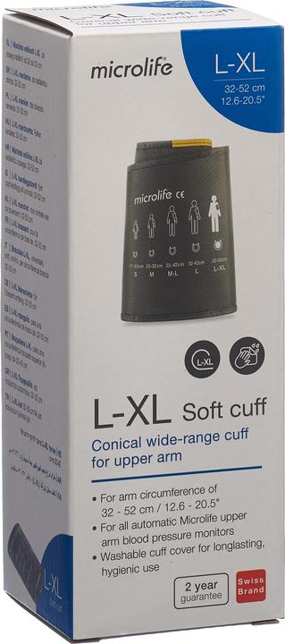 Produktbild Microlife Manschette Oberarm L-XL 32-52cm anthrazit
