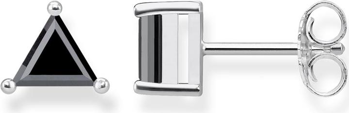 Thomas Sabo Boucles d'oreilles Triangles Noir (Argent)