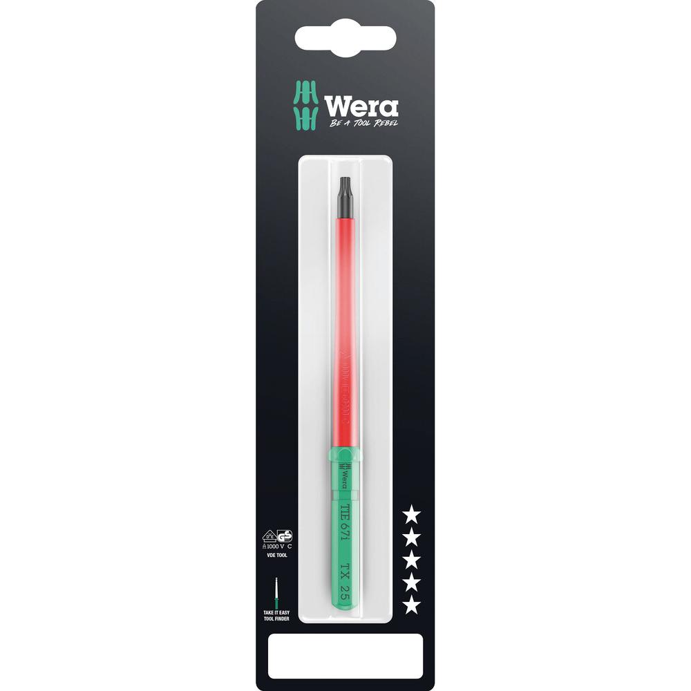 Wera, Schraubenzieher, Kraftform Kompakt VDE 67 i TX 15 x 157 mm TIE SB