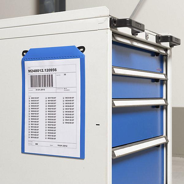 Produktbild Valdemar Krog Gitterboxtasche, mit Einhängehaken und Magnetstreifen (A4)