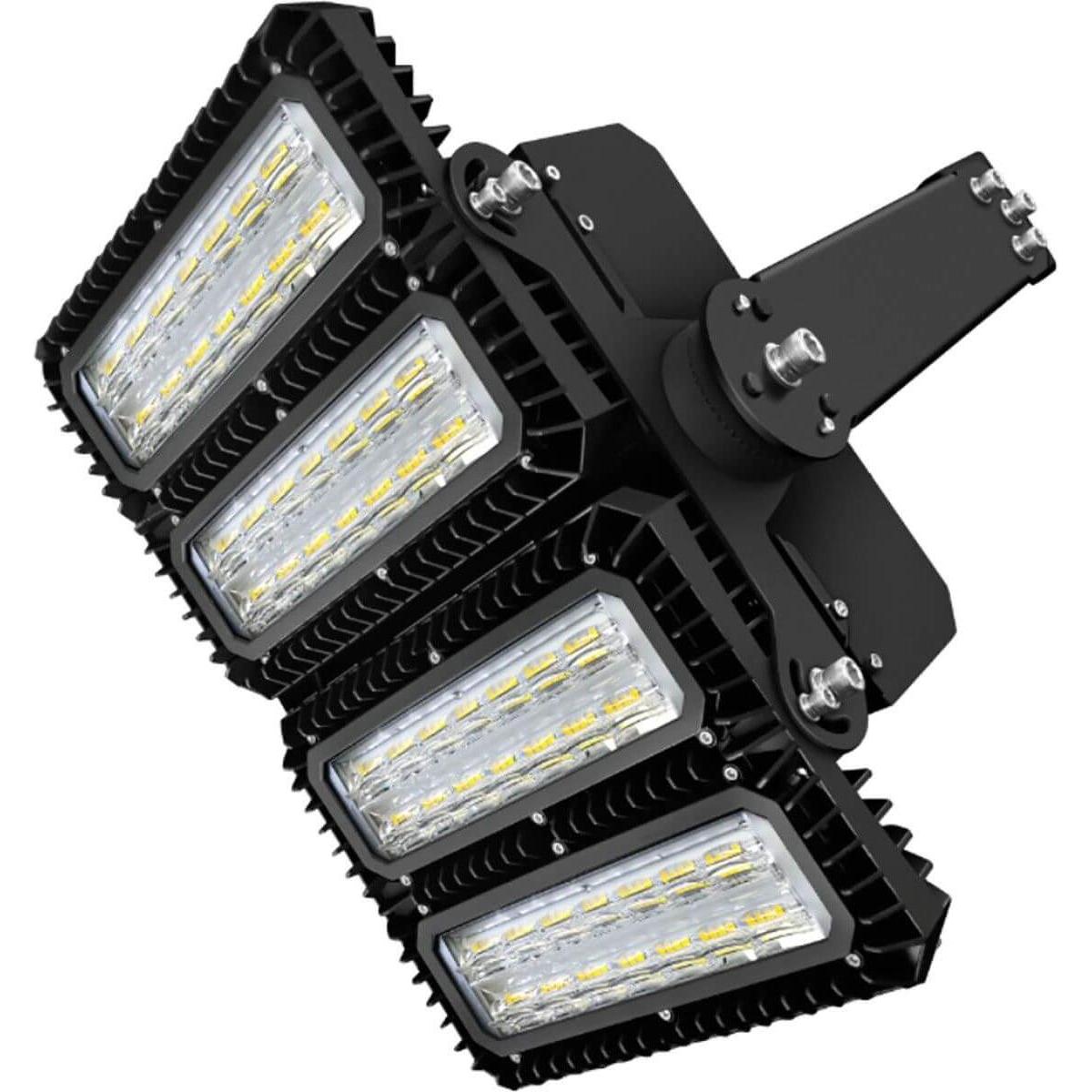 Isoled, Fassadenbeleuchtung, LED Flutlicht 450W, 130x25° asymmetrisch, variabel, 1-10V dimmbar, neutralweiss, IP66 (IP66...