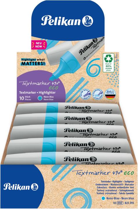 Image du produit Pelikan Surligneur 490 eco dans FS Bleu néon (1x)