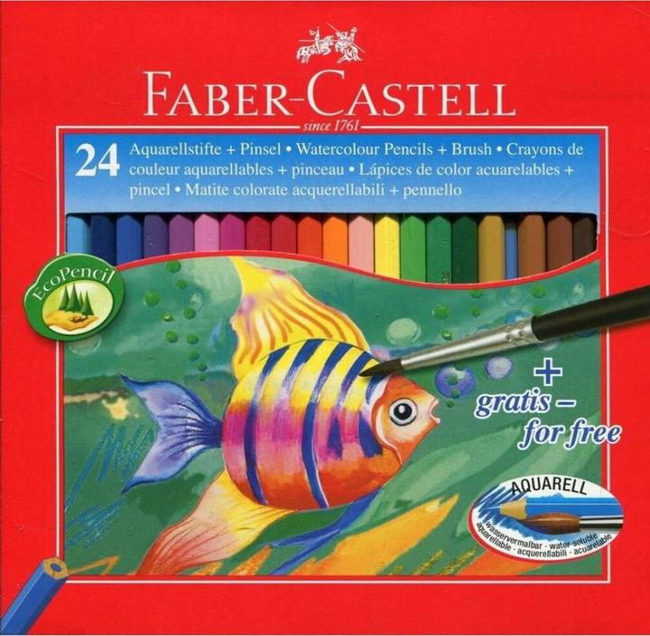 Produktbild Faber-Castell Aquarellfarbstifte Classic (24x)