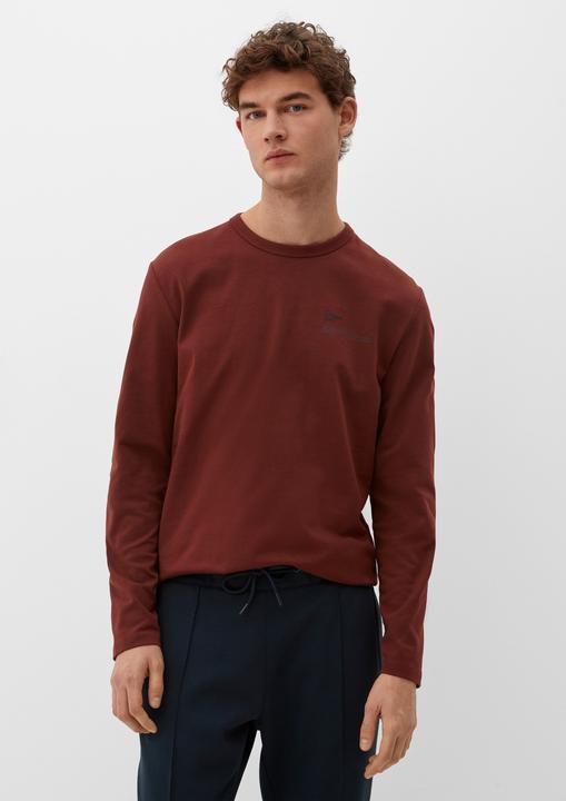 Produktbild s.Oliver T-Shirt Longsleeve mit Frontprint (XXL)
