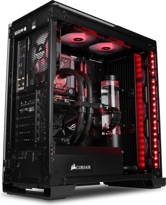 Produktbild Mifcom Spectrum Custom Liquid Ultimate (Intel Core i9-7900X, 32 GB, 500 GB, GeForce GTX 1080 Ti)