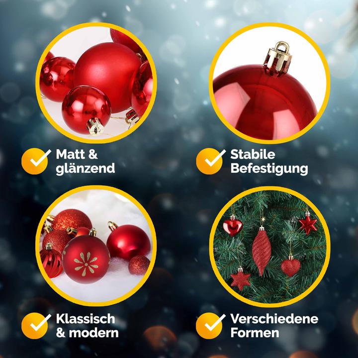 Image du produit Deuba Décors de Noël (103 -pièce)