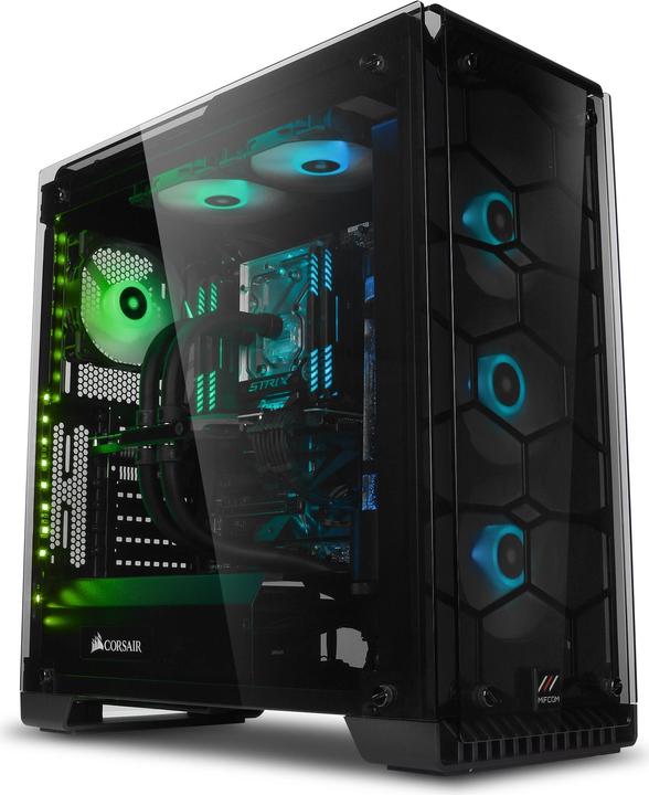 Produktbild Mifcom Spectrum Custom Liquid Ultimate (Intel Core i9-7900X, 32 GB, 500 GB, GeForce GTX 1080 Ti)
