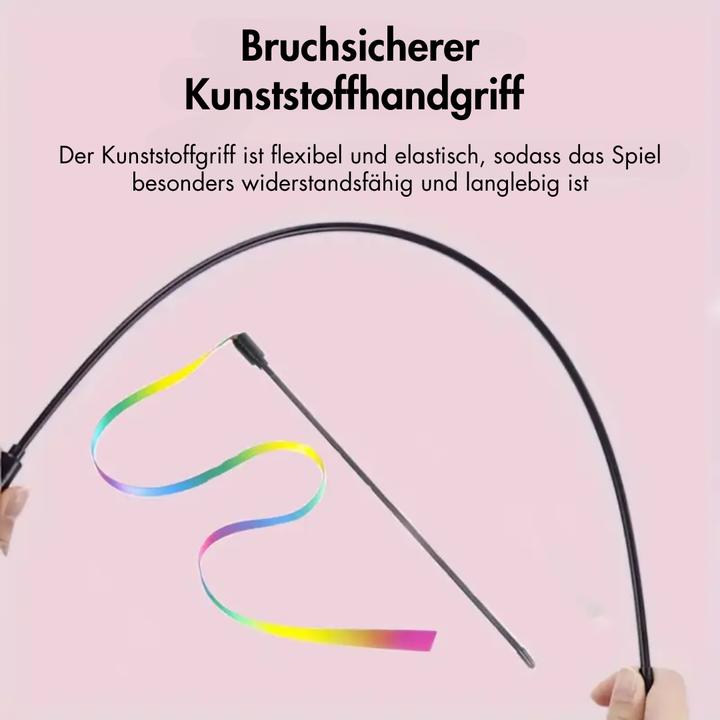 Produktbild Suba Katzen-Zauberstab Regenbogenspielzeug (Spielangel Katze)