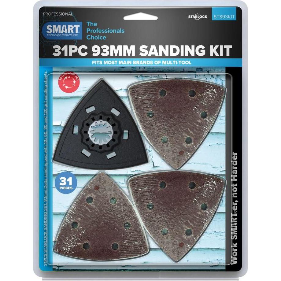 Smart Blades, Abrasivi, STS93KIT Starlock 31-teiliges Schleifset