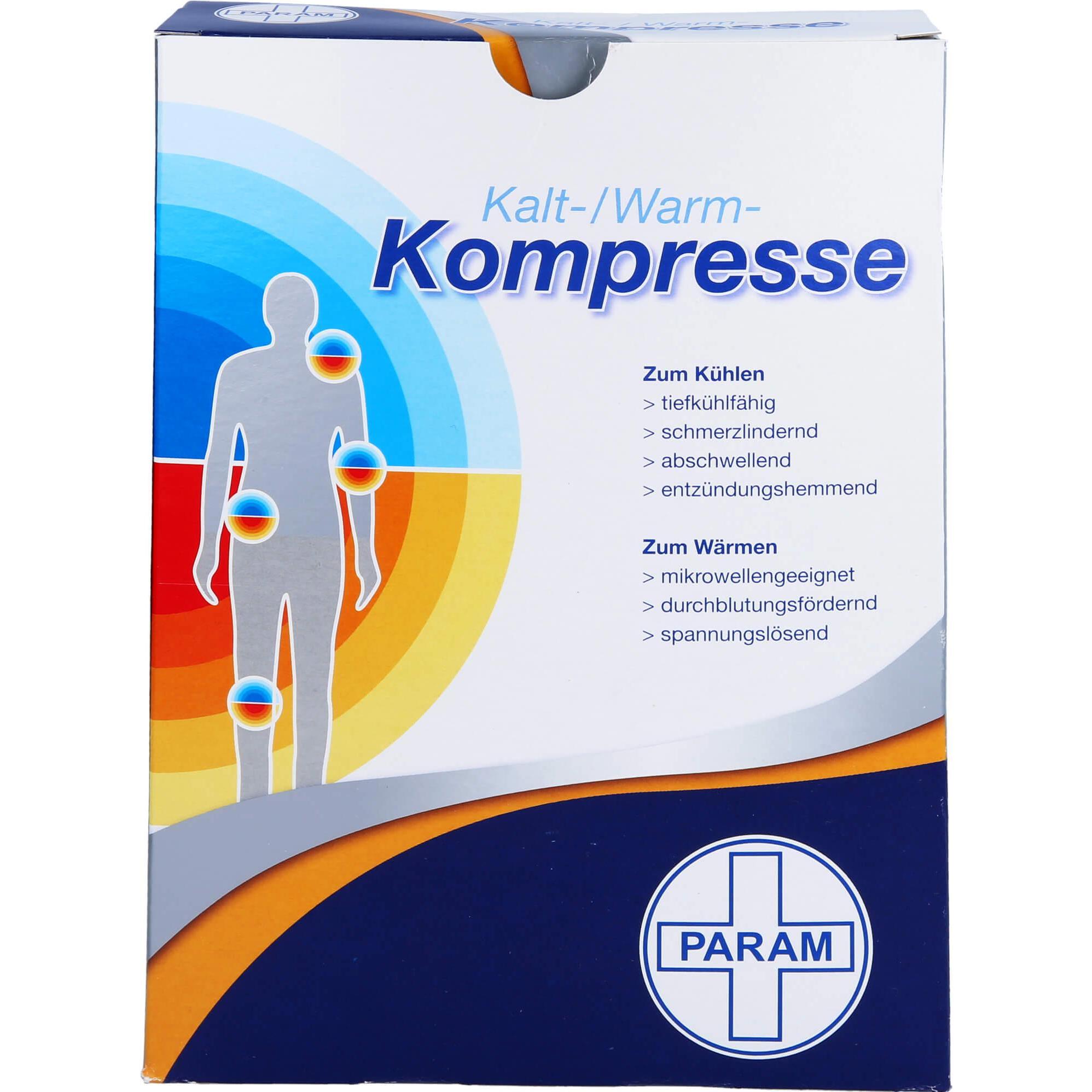 Param, Muskelsalbe + Kühlpad, Kalt-/Warm-Kompresse 21x38cm, 1 St KOM (1 x)
