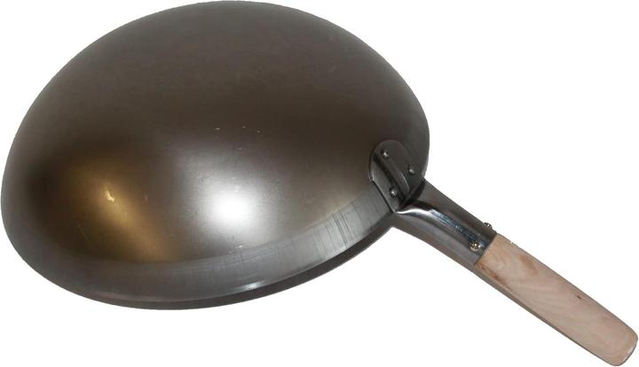 Produktbild AAF Nommel Wokpfanne mit rundem Boden (36 cm) für Gasherde (36 cm, Wok Pfanne, Carbonstahl)
